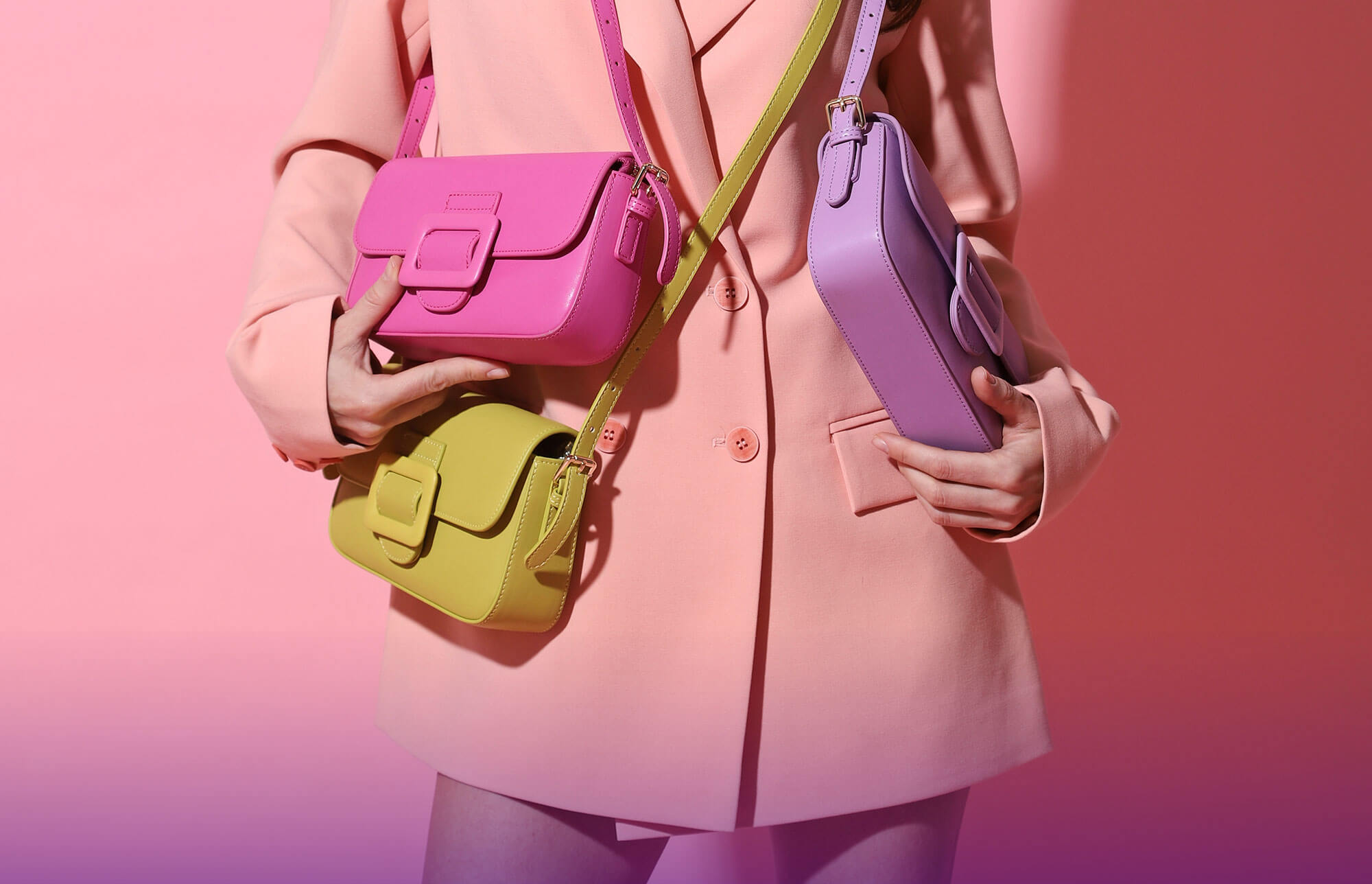 bright color purses - image
